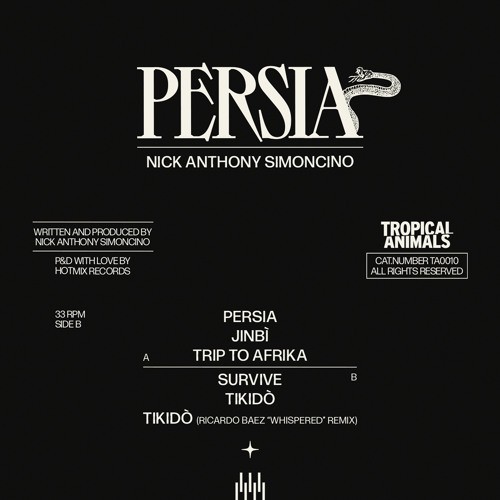 Nick Anthony Simoncino - Persia
