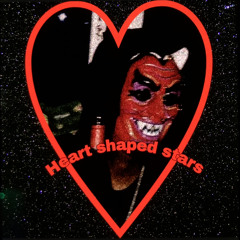 heart shaped stars W/bornbastrad
