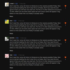 that one comment
