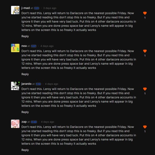 that one comment