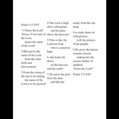 Psalm 113