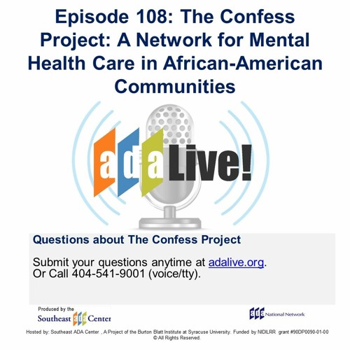 Episode 108: The Confess Project: A Network for Mental Health Care in African-American Communities