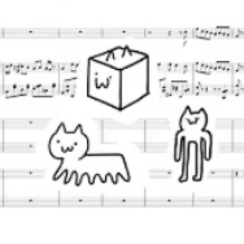 song that plays when you're drawing funny cats on the whiteboard