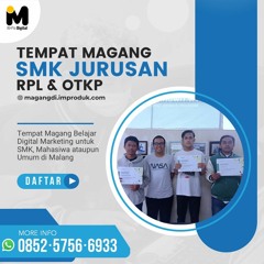 0852-5756-6933, Info Internship SMK di Kota Malang