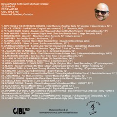 2025-09-05 DJ Michael Terzian pres. DéCaDANSE #346 on Montreal's CIBL 101.5FM