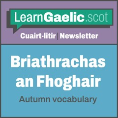 Briathrachas an Fhoghair | Autumn vocabulary