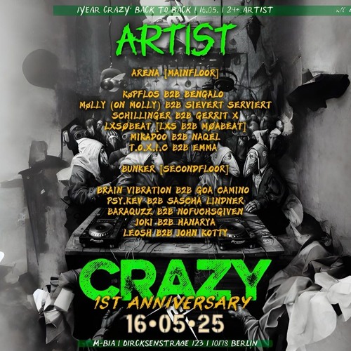 Crazy im MBia 17.5.25