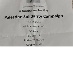 Palestine Solidarity Campagin Fundraiser Interview