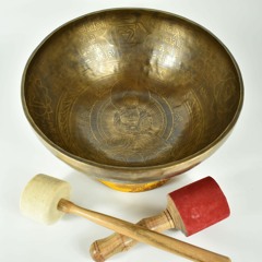 Klangschale Buddha Gravur - 3837 Gr. 35 Cm