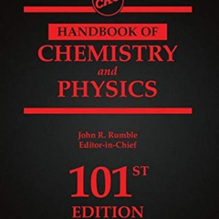 Get PDF 📙 CRC Handbook of Chemistry and Physics by  John Rumble PDF EBOOK EPUB KINDL