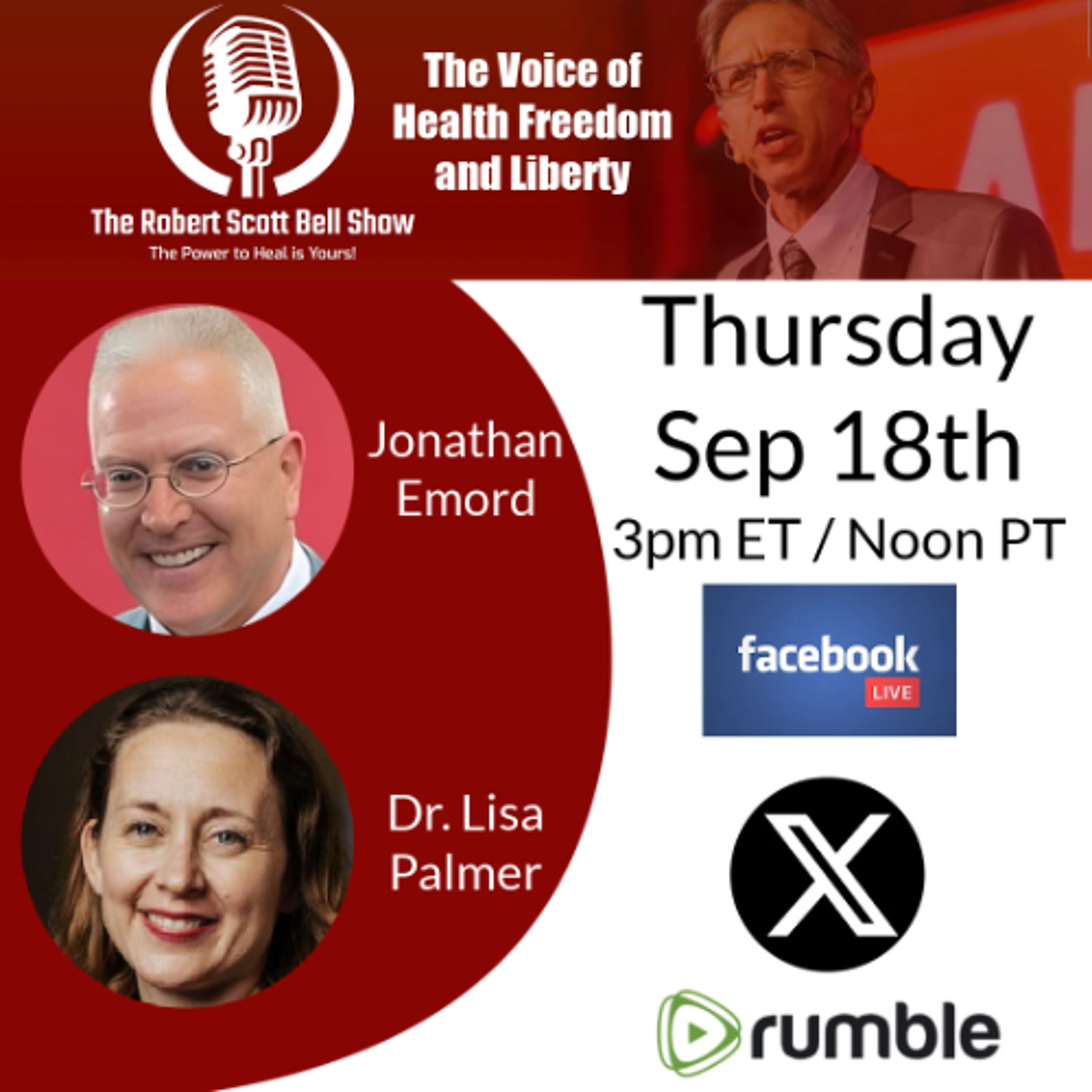 Jonathan Emord, Kimmel Canned, Cassidy Breaks from RFK, Fed Cuts Rates, Dr. Lisa Palmer, Quantum Health Summit - The RSB Show 9-18-25