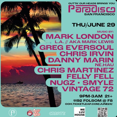 Chris Irvin live @ Paradisco San Francisco @ F8 June 2023