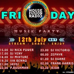 House Fusion Radio Midnight Vibes July 12th, '24