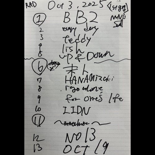 MNG Scott first gig at R.A.D. NEW WAVE October 3, 2025