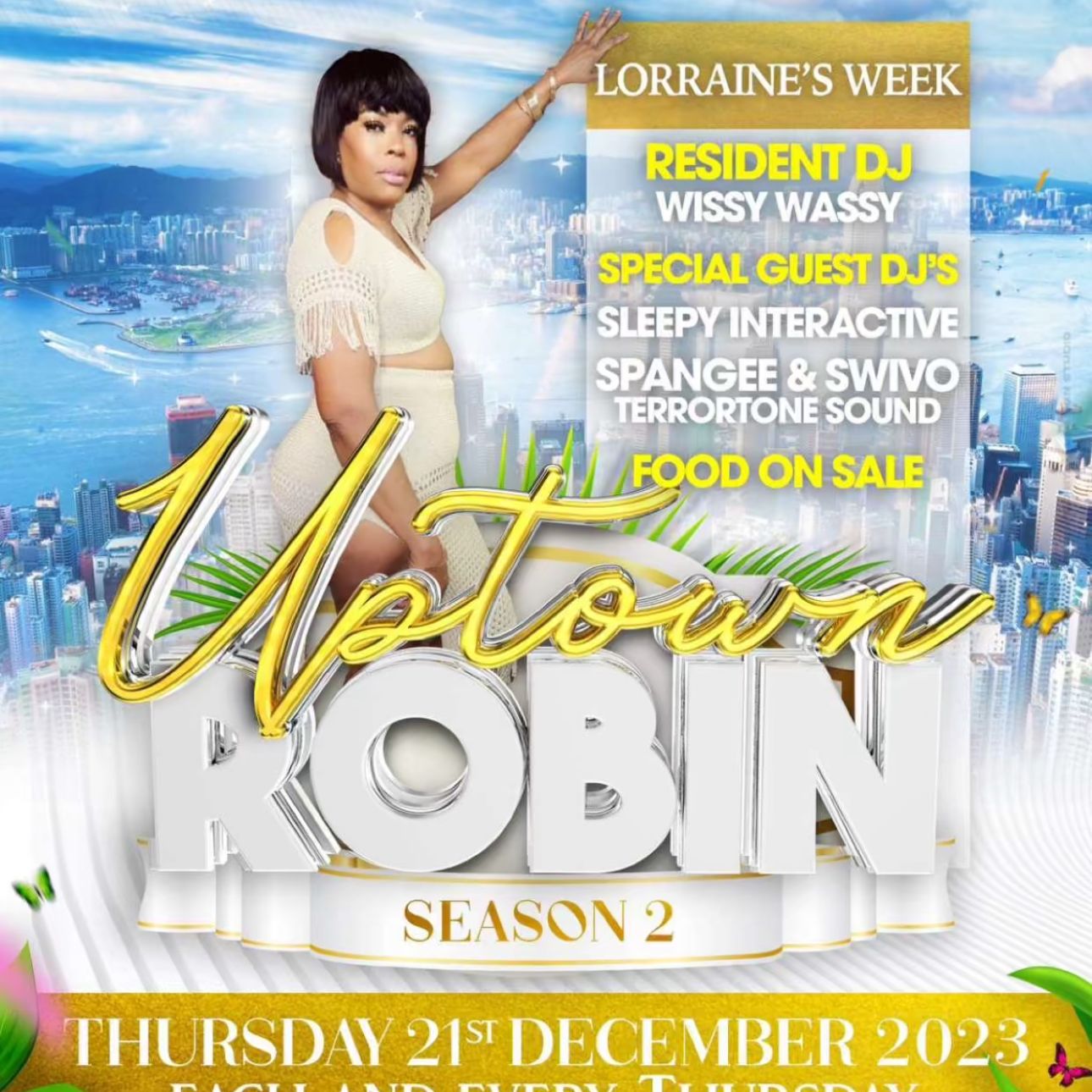UPTOWN ROBIN |LORRAINE WEEK | 21/12/23 @TERRORTONESOUND @DEEJAYSWIVO_TTS @SPANGEEBRITISH_TTS