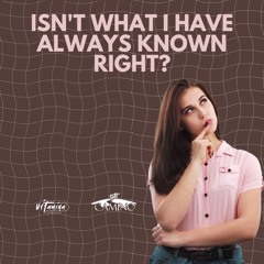 Isn't what I have always known right? Pilar