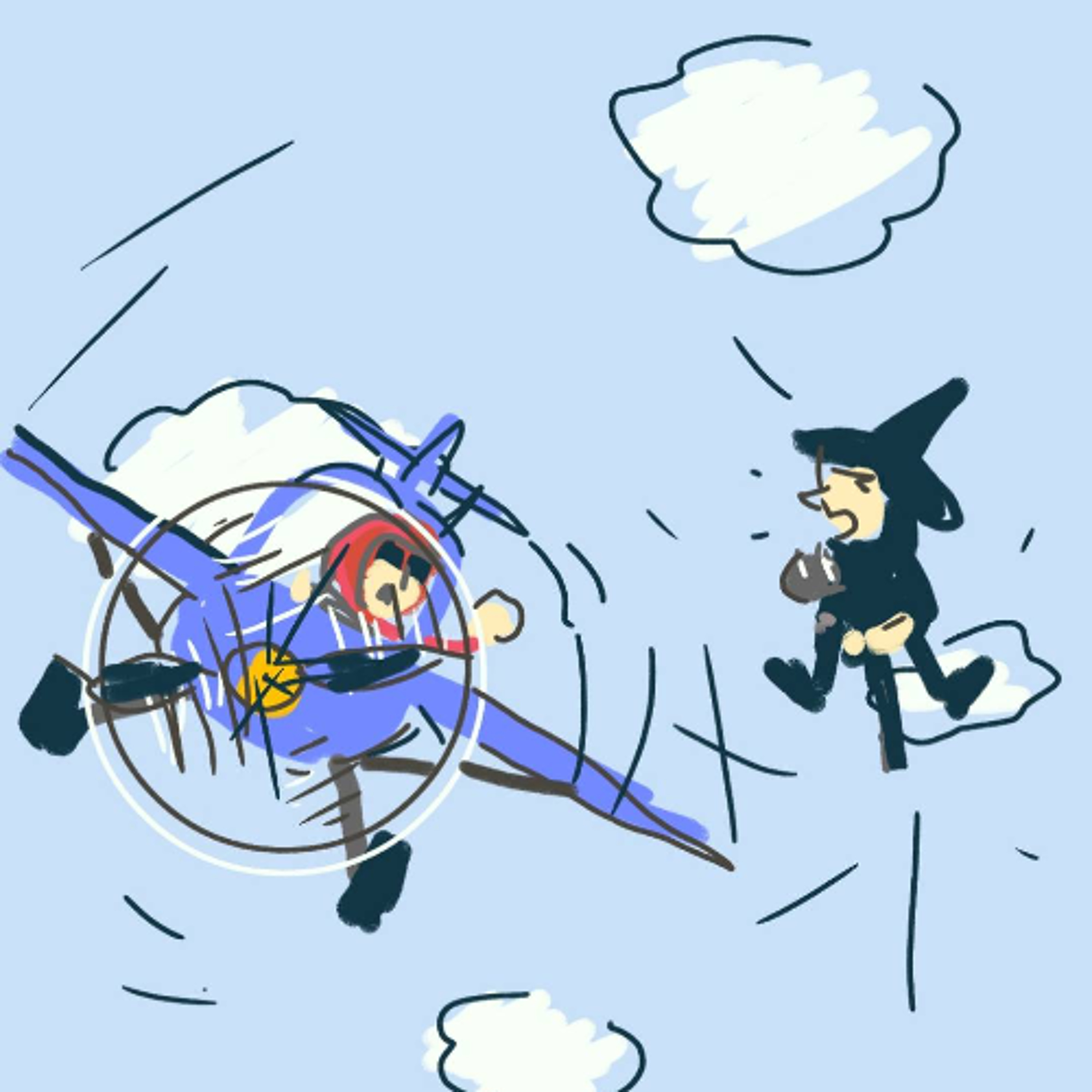 นิทานยิ้มแย้มแก้มใส (EP 539 นิทานชุด นิทานบนท้องฟ้า ตอน แม่มดเหนือท้องฟ้า) episode artwork