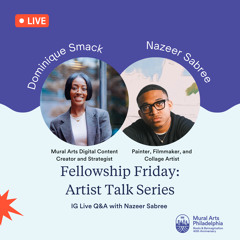 Mural Artist Live with Nazeer Sabree