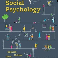 [PDF READ ONLINE] Social Psychology