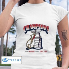 Florida Panthers X Pink Panther Champions Stanley Cup Finals Nhl 2024 There's Nothing Like Your First Time Shirts