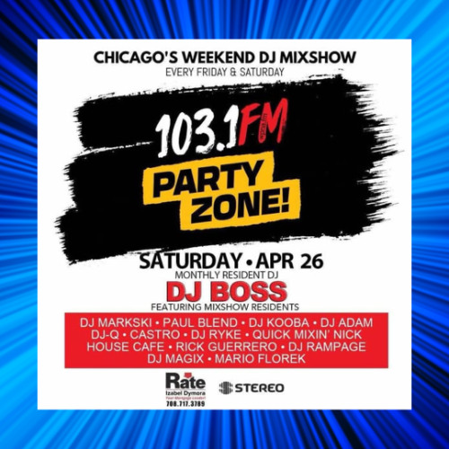 APR 2025 Guest Mix on 103.1FM The Party Zone