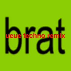 Charli xcx featuring billie eilish - Guess (ueue Techno remix)
