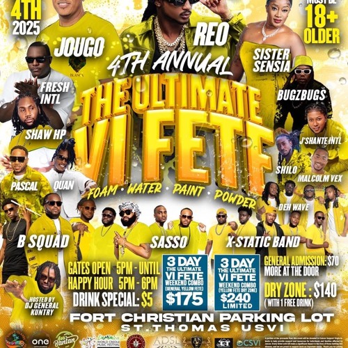 X-STATIC THE BAND LIVE @ YELLOW FETE 2025 PART1