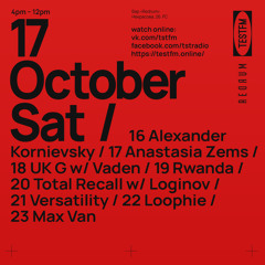 Versatility @ TESTFM — 17/10/2020