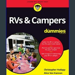 (DOWNLOAD PDF)$$ 📖 RVs & Campers For Dummies     Paperback – June 29, 2021 PDF