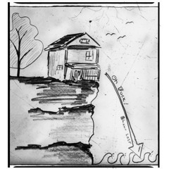 Houses Collapsing Into The Ocean