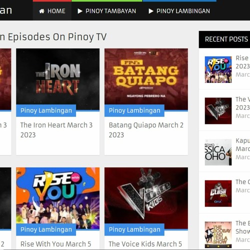 Stream Pinoy Tambayan Lambingan Pinoy Teleserye Replay by Stream Pinoy Tambayan Lambingan Pinoy Teleserye Replay by