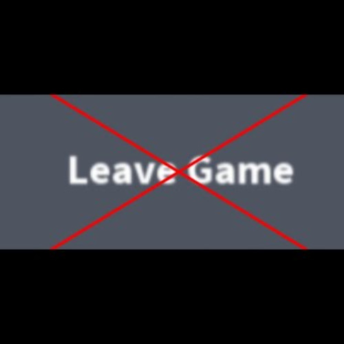 cant leave the game prod by djpain1