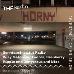 Sonntagsinstitut Radio Bday Galore w/ Galore, Raspberry Ripple, Dangerous and Nice // 10.03.24