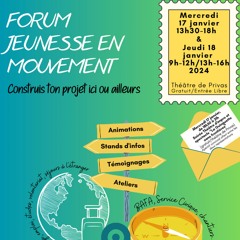 Forum Jeunesse en Mouvement #1 Ouvrons le champ des possibles