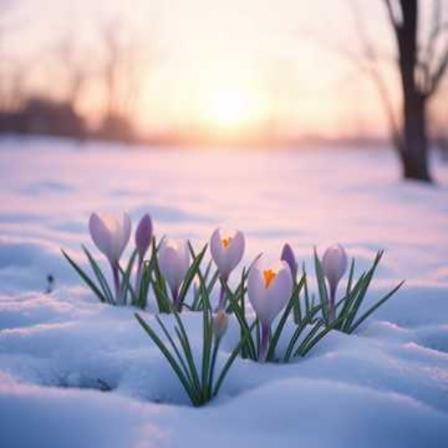 Farewell - Crocuses in Spring