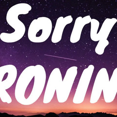 RONIN. - SORRY | i feel sorry for skepta