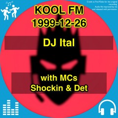DJ Ital @ Kool FM, 26 Dec 1999