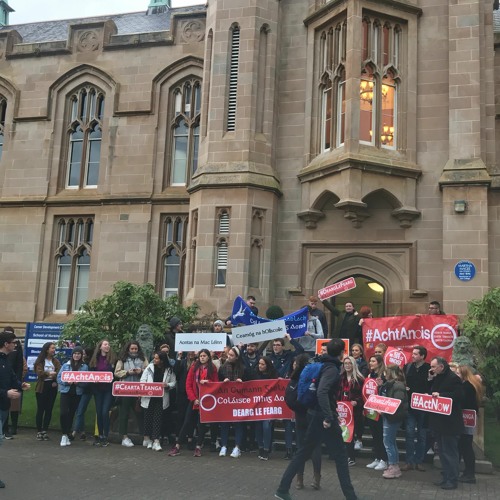Irish Language Activists at Ulster University Magee