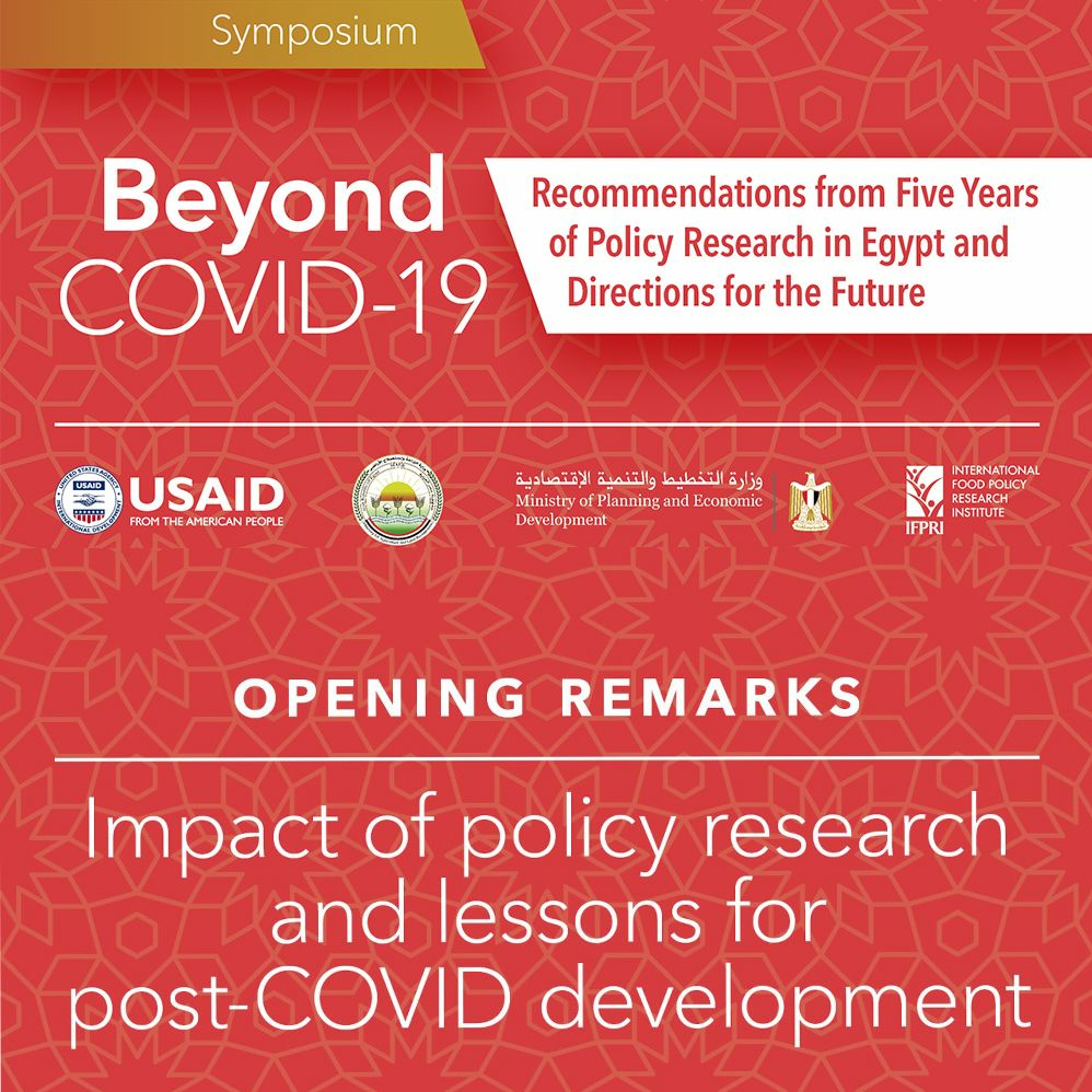Opening Remarks: Impact of policy research and lessons for post-COVID development episode artwork