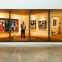 Rodney Graham, Vacuuming the Gallery 1949, 2018 - EN