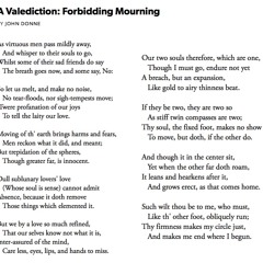 444 A Valediction: Forbidding Mourning by John Donne, read by Benedict Cumberbatch
