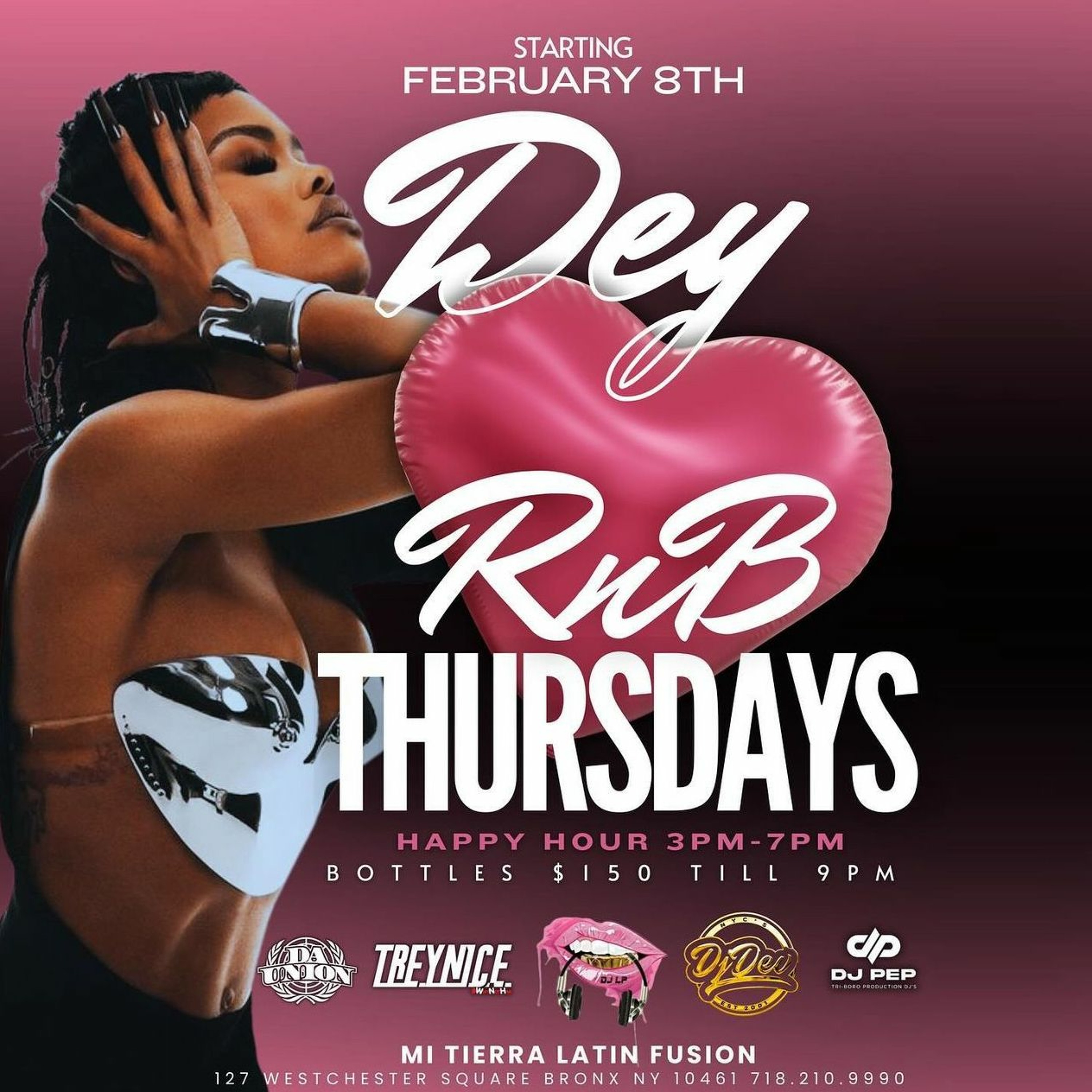 Dj Dev NYC - Live at Mi Tierra Latin Fusion - RNB Thursdays - 2/8/2024