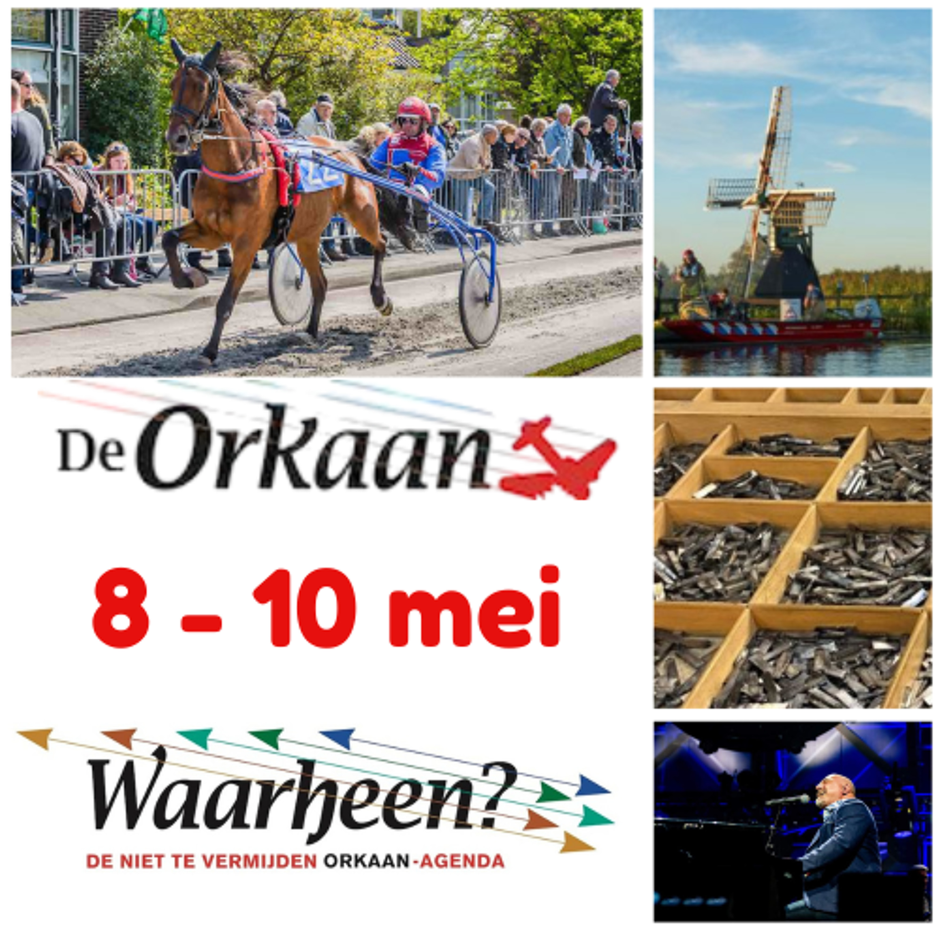 Waarheen - Zaanse uitgaanstips van De Orkaan (8 - 10 mei)