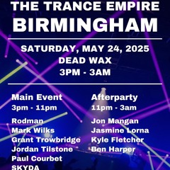 Jasmine Lorna - The Trance Empire - Birmingham - 24.05.2025
