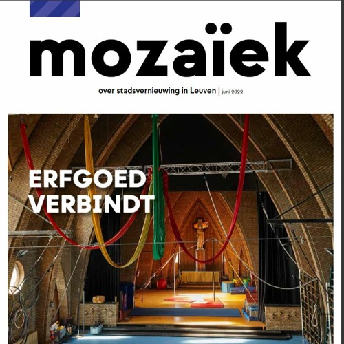 Mozaïek, magazine over stadsvernieuwing in Leuven