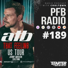 PFB Radio #189 (Cooltown Live at Ora Seattle w/ ATB 11.16.23)