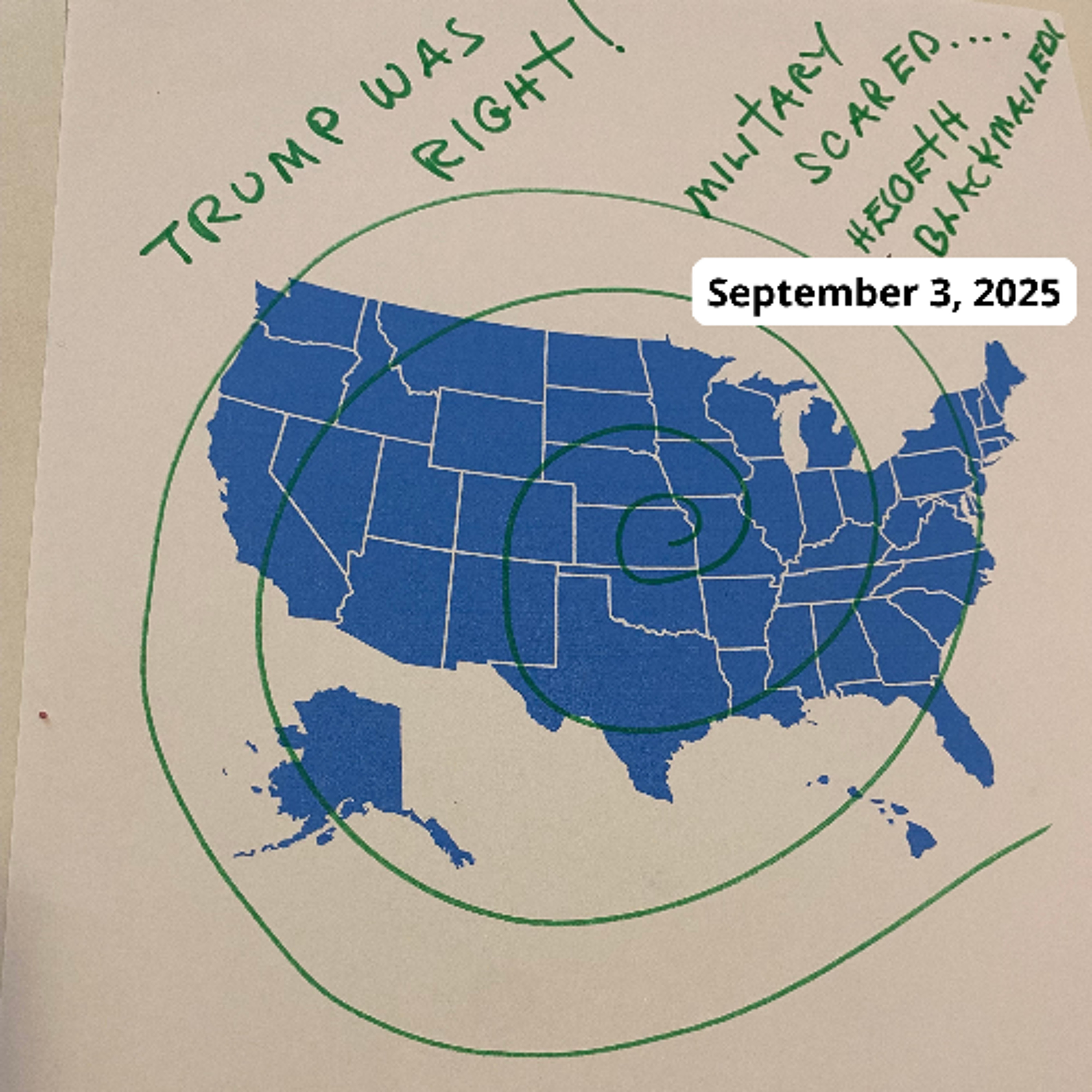 US WIZARD OF OZ MIND CONTROL PROGRAMMING? MAP GOOD! - SEPTEMBER 3, 2025