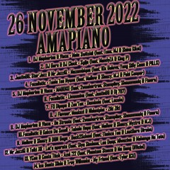 Amapiano Afro House  Mix 26 November 2022 -DjMobe