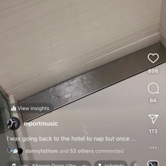 beat from hotel shower drain