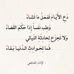 دع الأيام تفعل ما تشاء .. أحمد الواعظ